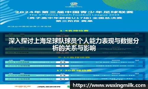 深入探讨上海足球队球员个人能力表现与数据分析的关系与影响