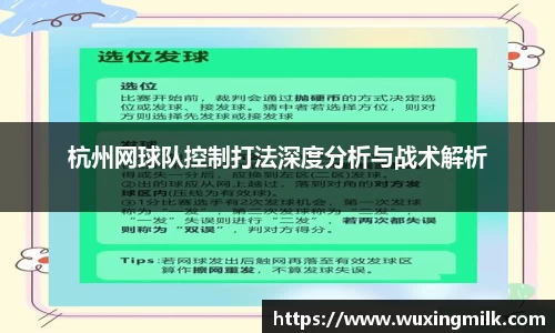 杭州网球队控制打法深度分析与战术解析