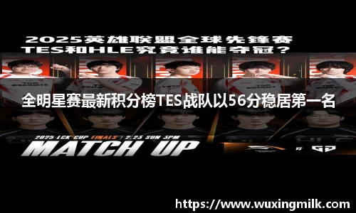 全明星赛最新积分榜TES战队以56分稳居第一名